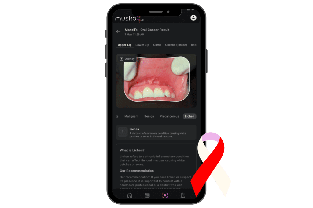 muskan.ai cancer screening app